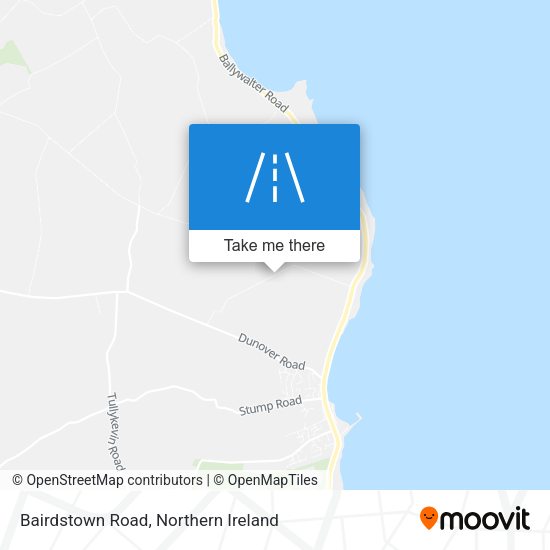 Bairdstown Road map