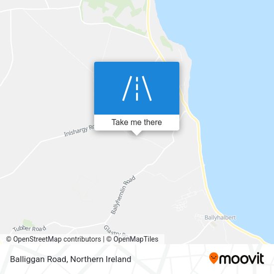 Balliggan Road map