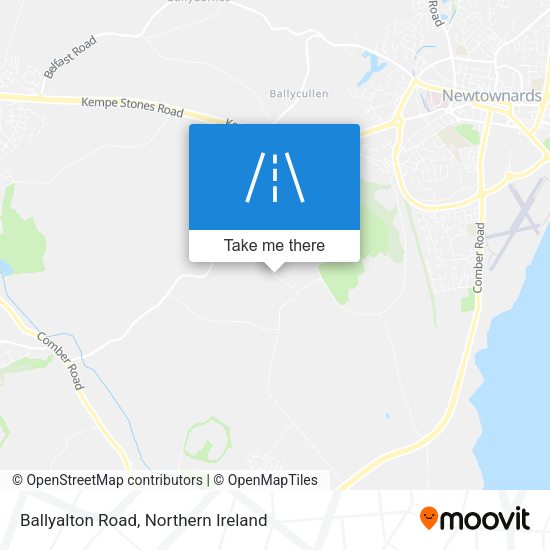 Ballyalton Road map