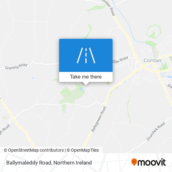 Ballymaleddy Road map