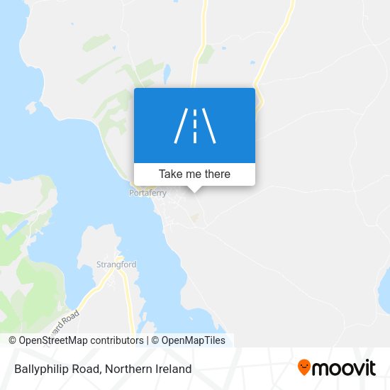 Ballyphilip Road map