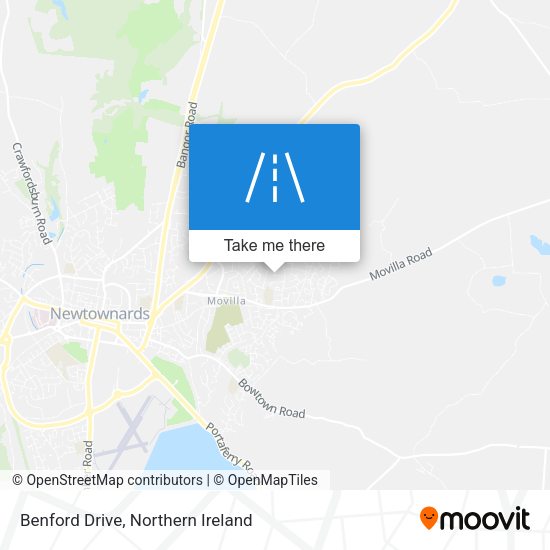 Benford Drive map