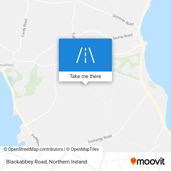 Blackabbey Road map
