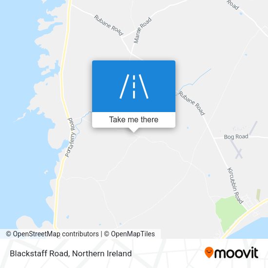 Blackstaff Road map