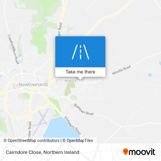 Cairndore Close map