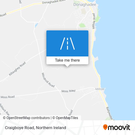 Craigboye Road map
