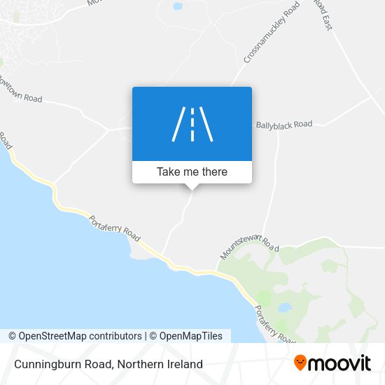 Cunningburn Road map