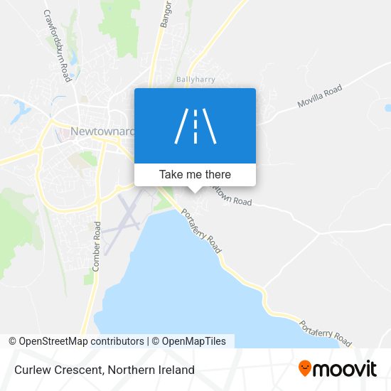Curlew Crescent map