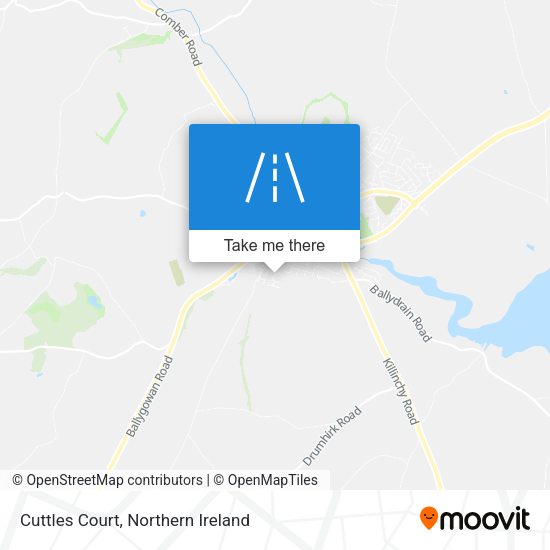 Cuttles Court map