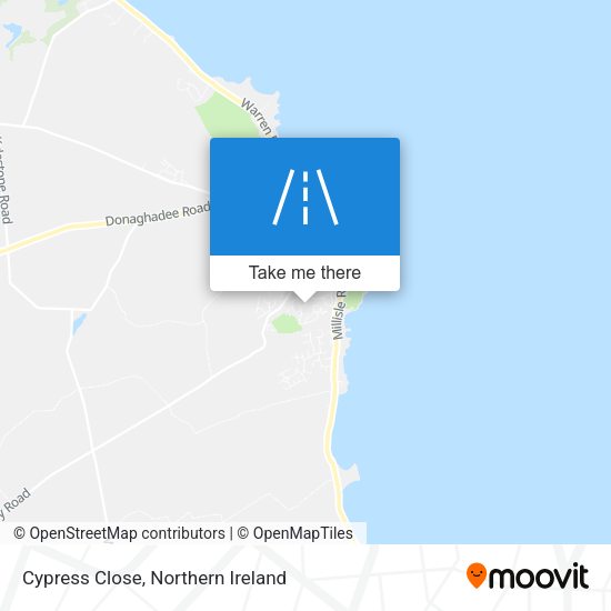 Cypress Close map