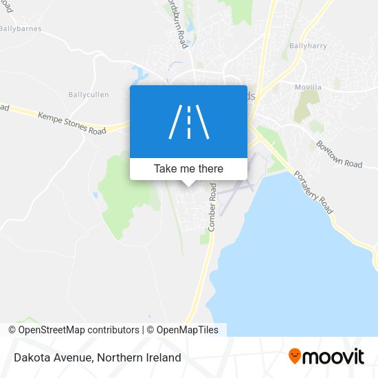 Dakota Avenue map