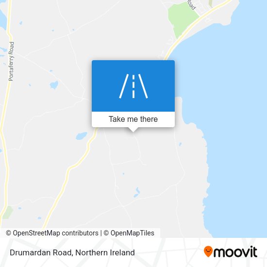 Drumardan Road map