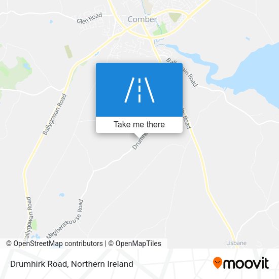 Drumhirk Road map