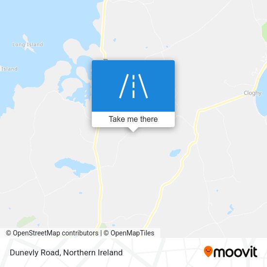 Dunevly Road map