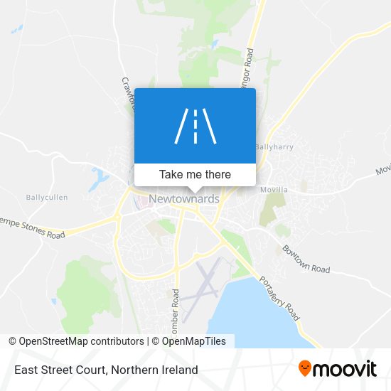 East Street Court map