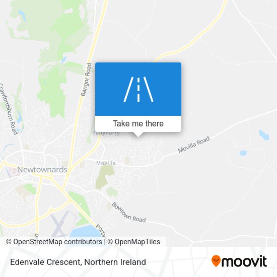Edenvale Crescent map