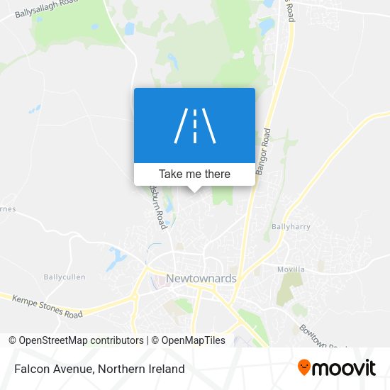 Falcon Avenue map