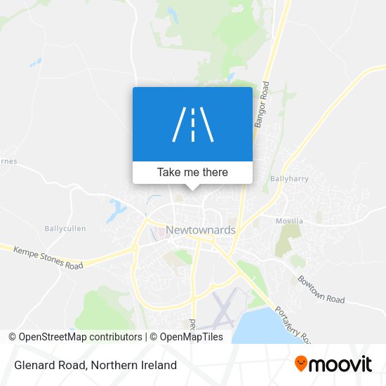 Glenard Road map