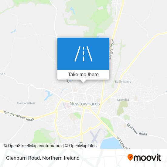 Glenburn Road map