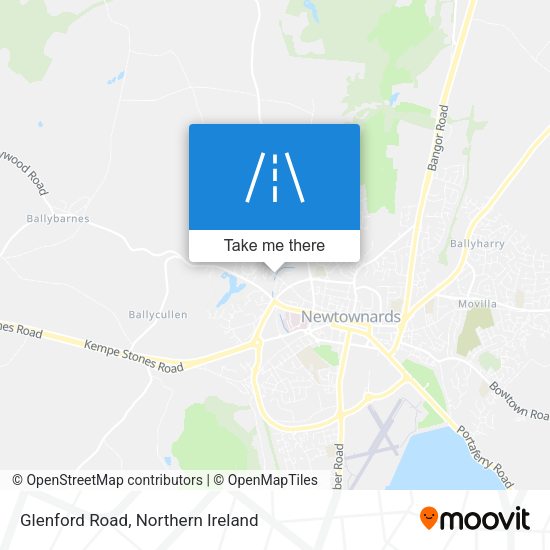 Glenford Road map