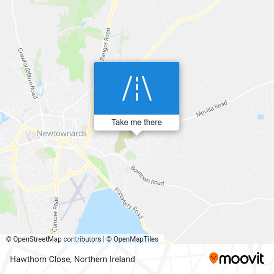 Hawthorn Close map