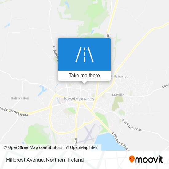 Hillcrest Avenue map