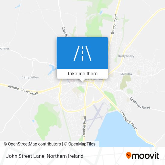 John Street Lane map