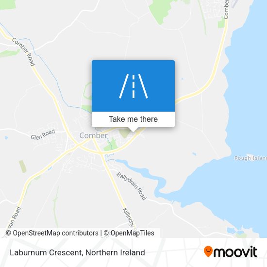 Laburnum Crescent map