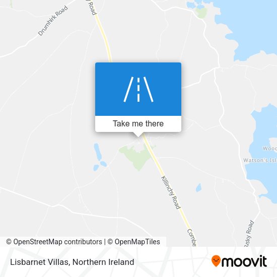 Lisbarnet Villas map