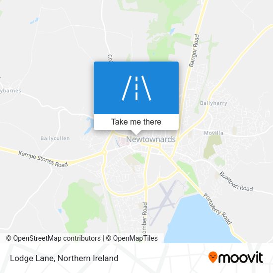 Lodge Lane map
