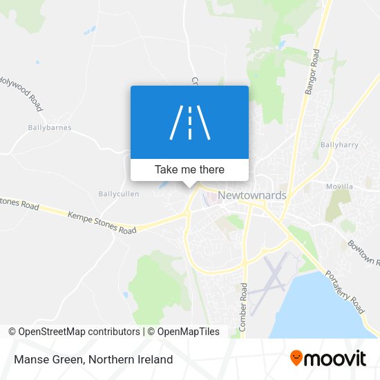 Manse Green map