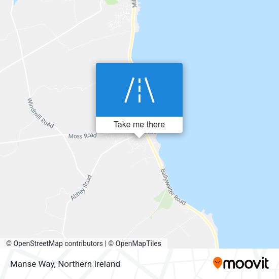 Manse Way map