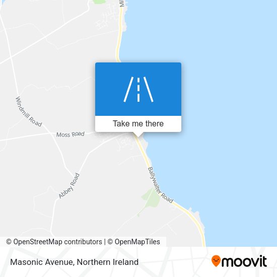 Masonic Avenue map
