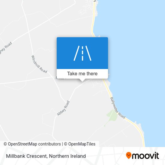 Millbank Crescent map