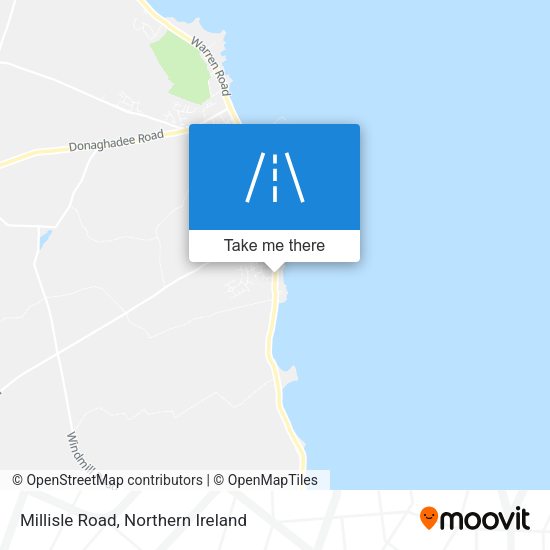 Millisle Road map