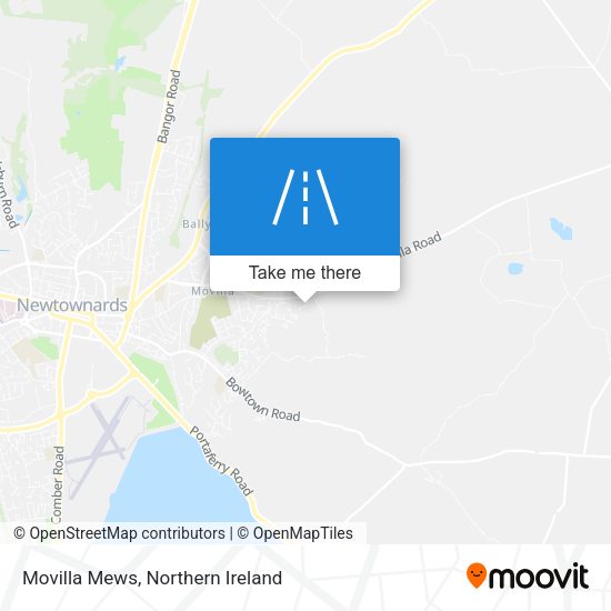 Movilla Mews map