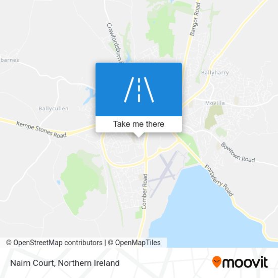 Nairn Court map