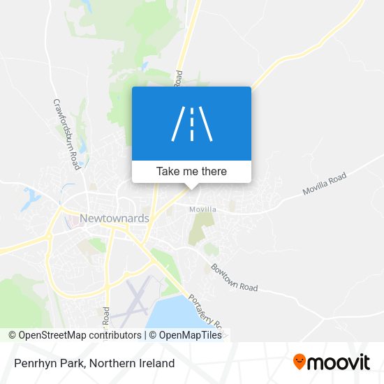Penrhyn Park map