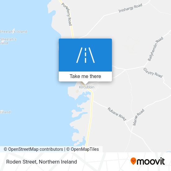 Roden Street map
