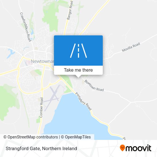 Strangford Gate map