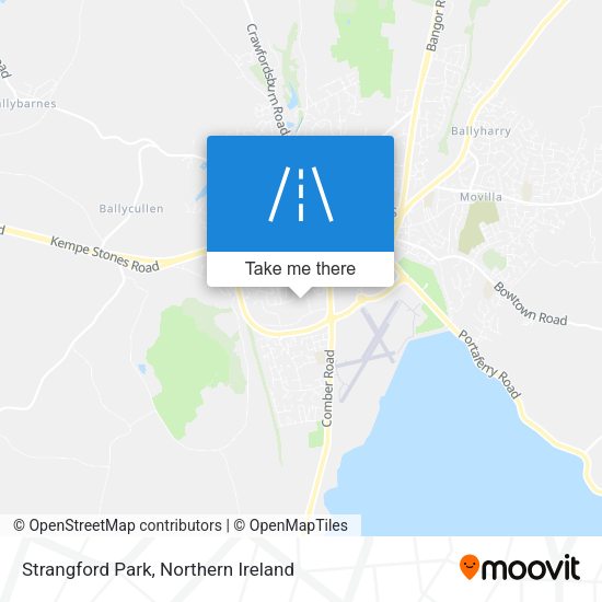 Strangford Park map