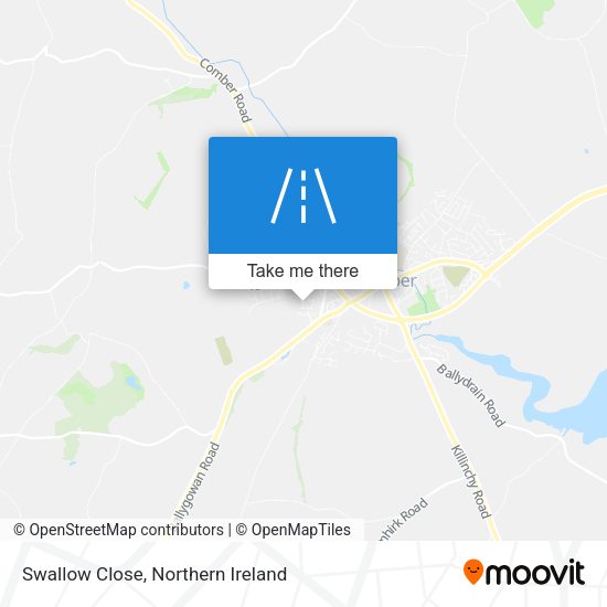 Swallow Close map