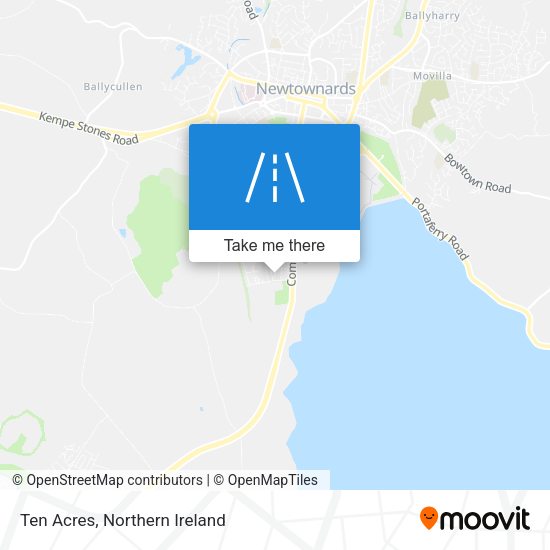 Ten Acres map