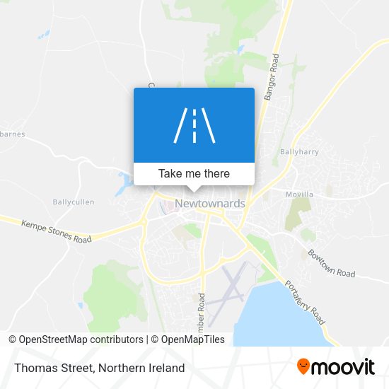 Thomas Street map