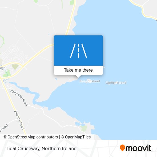 Tidal Causeway map