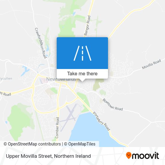 Upper Movilla Street map
