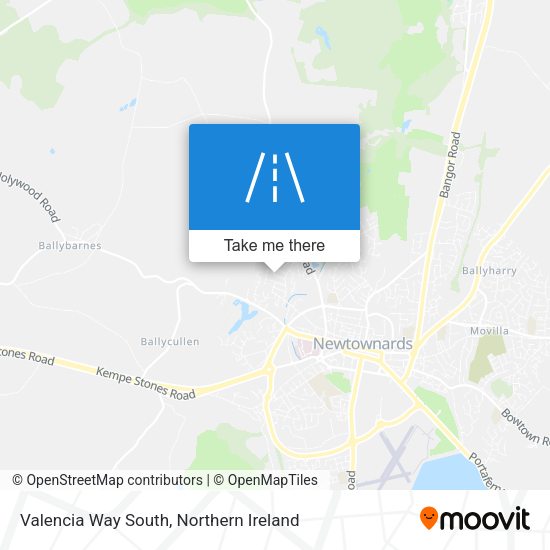 Valencia Way South map