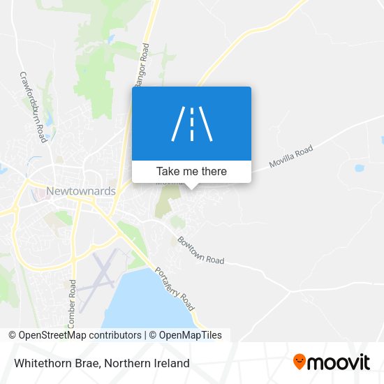 Whitethorn Brae map
