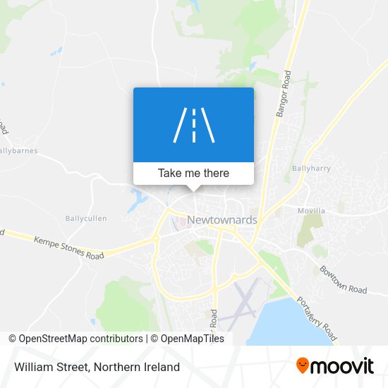 William Street map