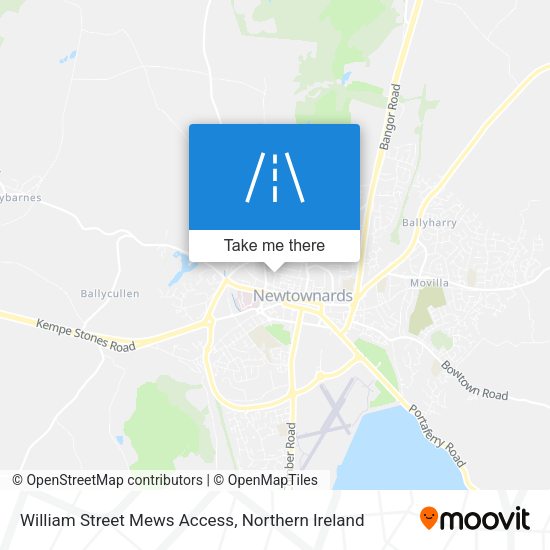 William Street Mews Access map
